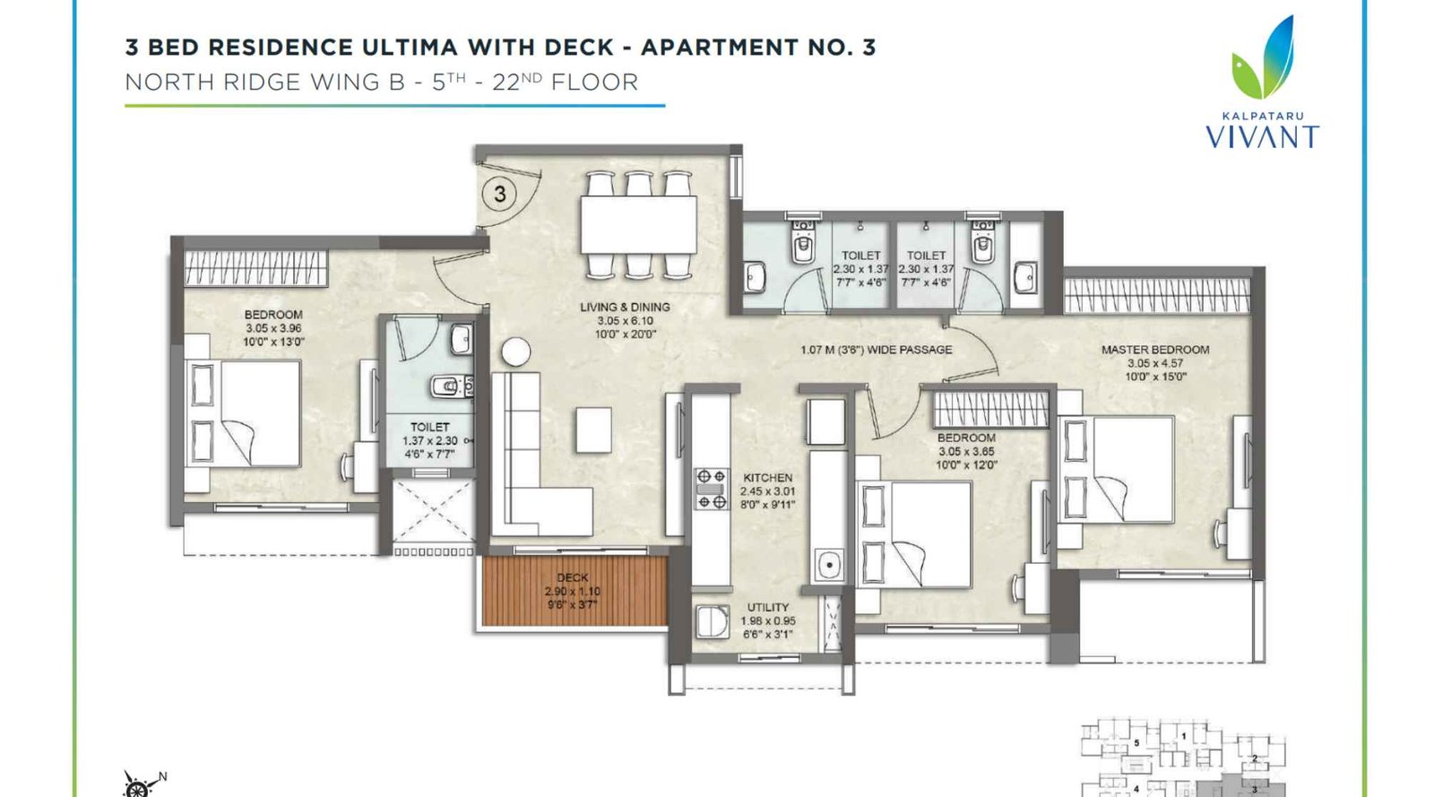 Kalpataru-Vivant-Floor-Plan-Apartment-No-3