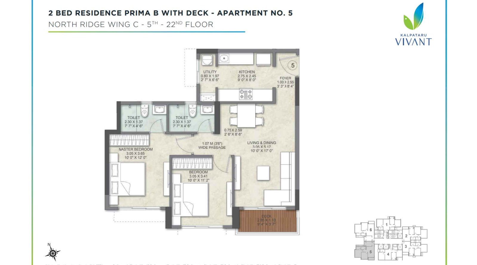 Kalpataru-Vivant-Typical-Floor-Plan-11